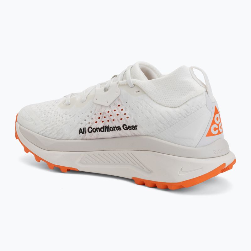 Vyriški bėgimo bateliai Nike ACG Zegama Trail summit white/phantom/safety orange/black 3