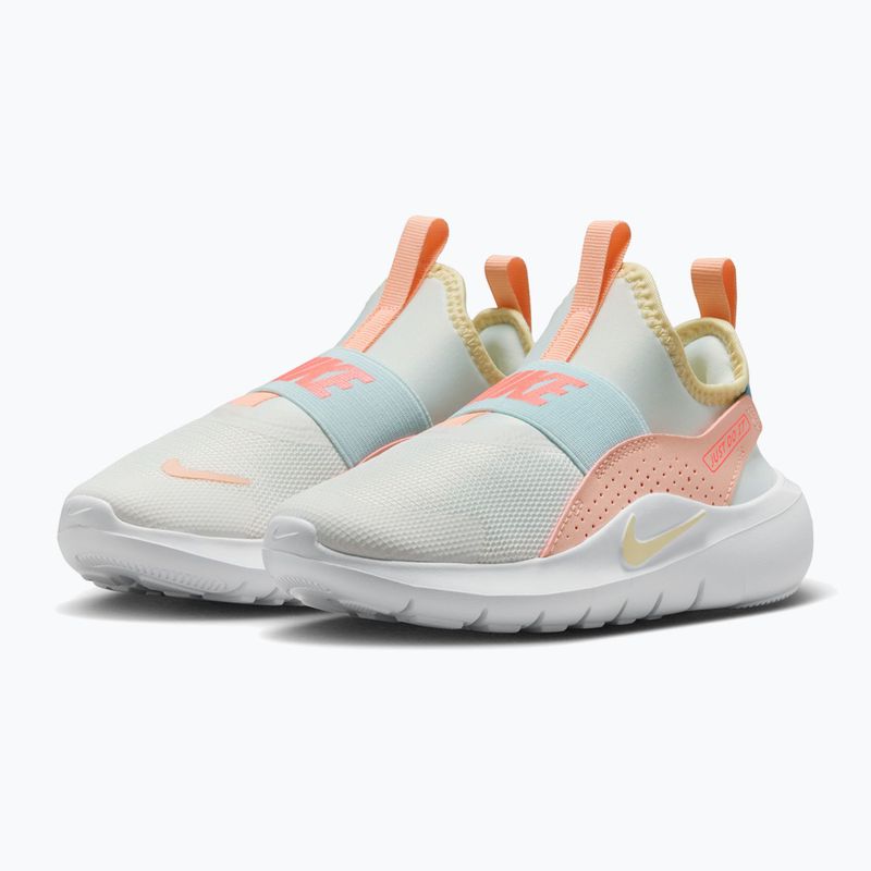 Vaikiški batai Nike Flex Runner 4 summit white/arctic orange/life lime 3