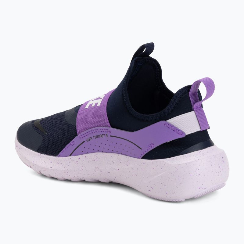Vaikiški batai Nike Flex Runner 4 blackened blue/bright violet/black 3