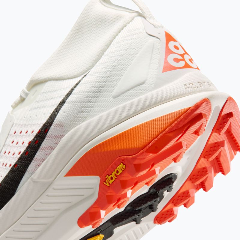 Vyriški bėgimo bateliai Nike ACG Zegama Trail summit white/phantom/safety orange/black 12