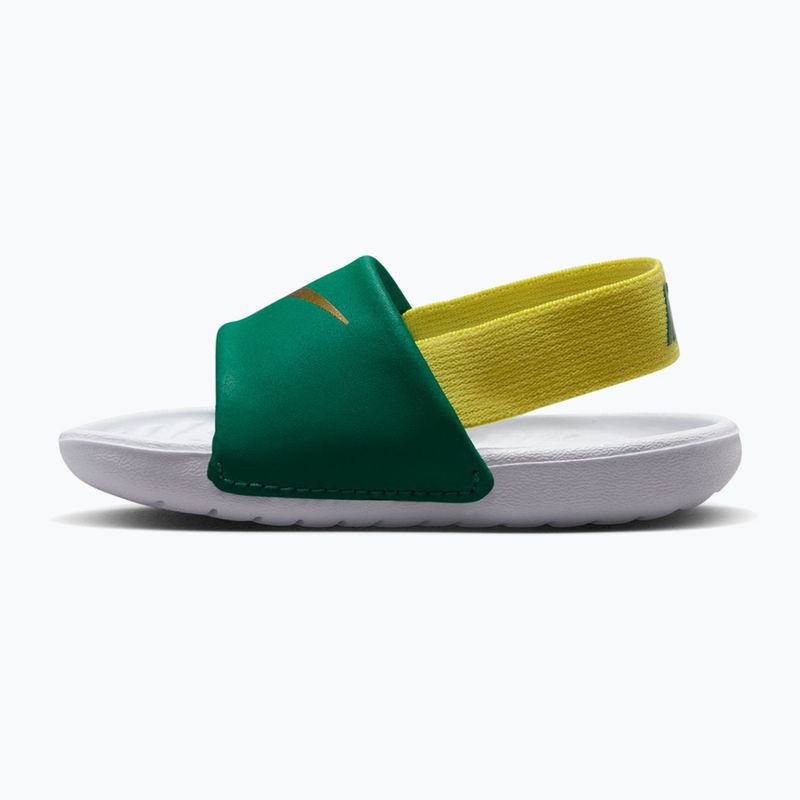 Vaikiškos šlepetės Nike Kawa malachite/sonic yellow 2