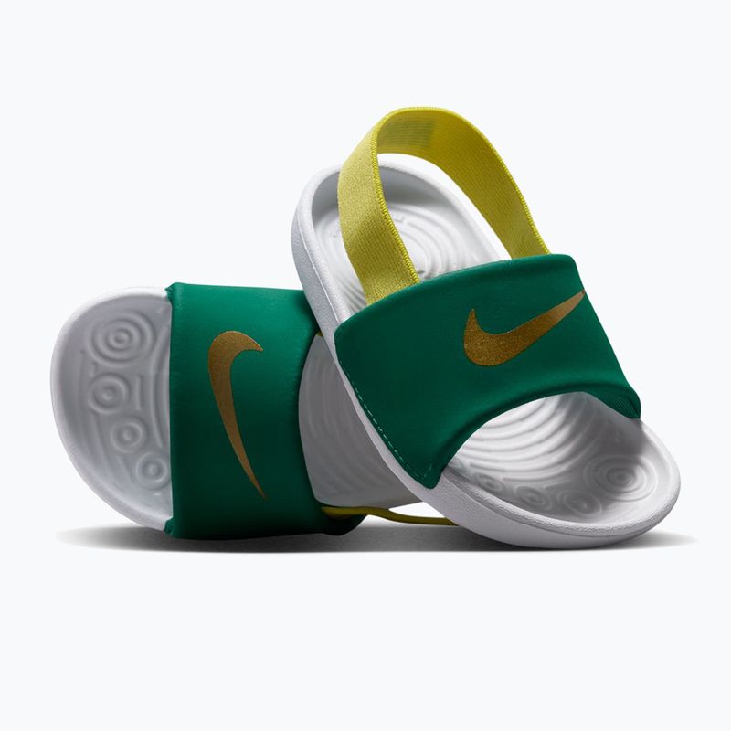 Vaikiškos šlepetės Nike Kawa malachite/sonic yellow 3
