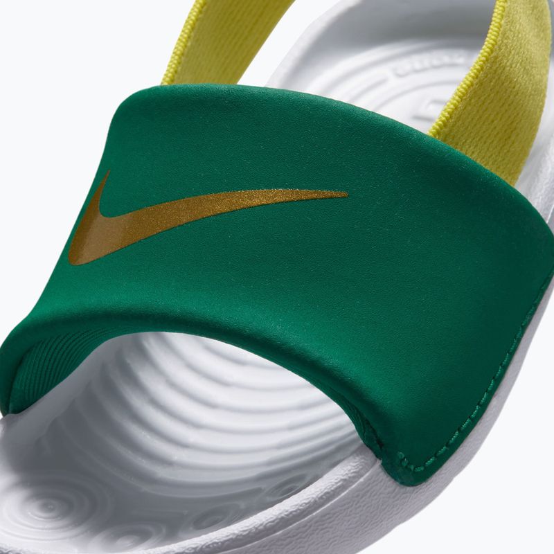 Vaikiškos šlepetės Nike Kawa malachite/sonic yellow 7