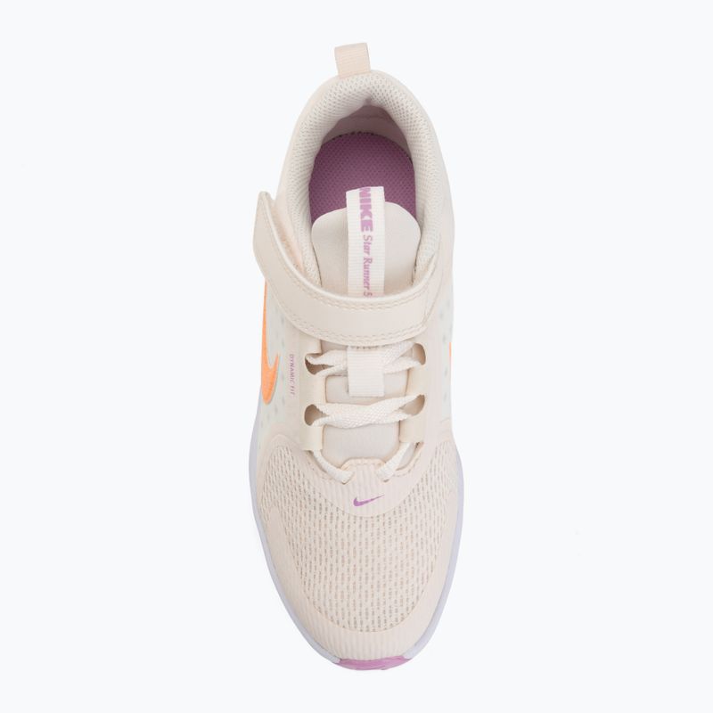 Vaikiški batai Nike Star Runner 5 chalk/sail/light magenta/orange pulse 5