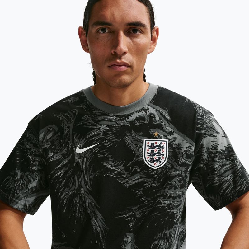 Vyriški futbolo marškinėliai Nike England Soccer dark steel grey 5