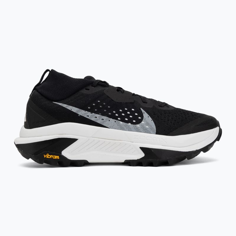 Vyriški bėgimo bateliai Nike ACG Zegama Trail juodi/saugumo oranžiniai/viršūnių balti 2