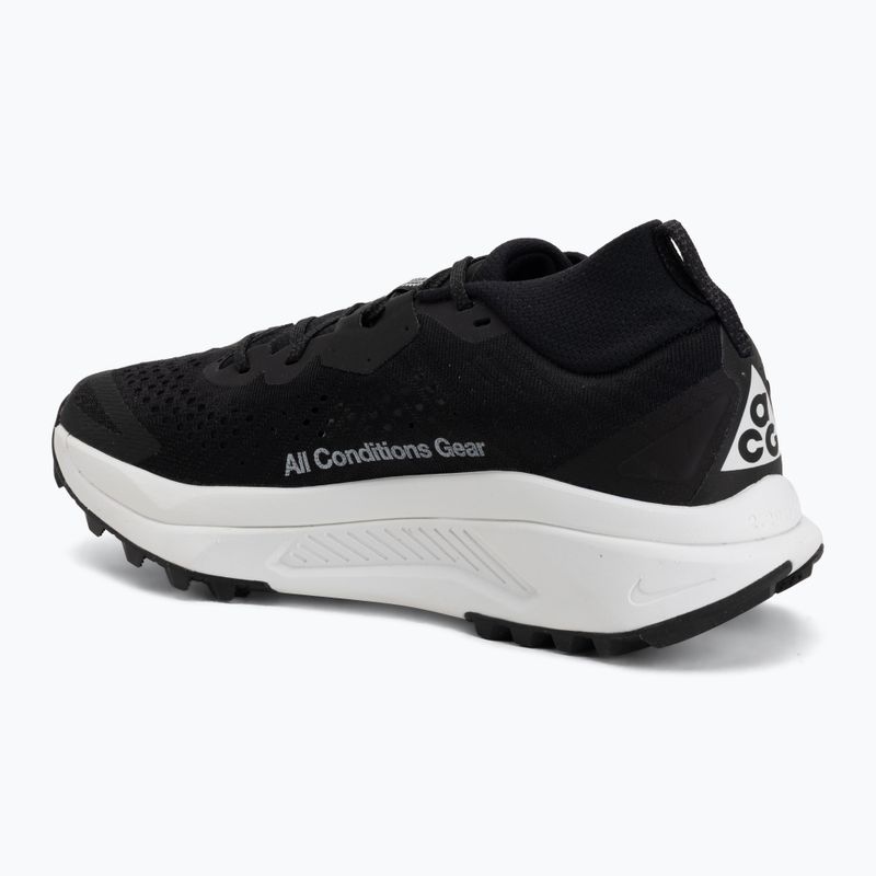 Vyriški bėgimo bateliai Nike ACG Zegama Trail juodi/saugumo oranžiniai/viršūnių balti 3