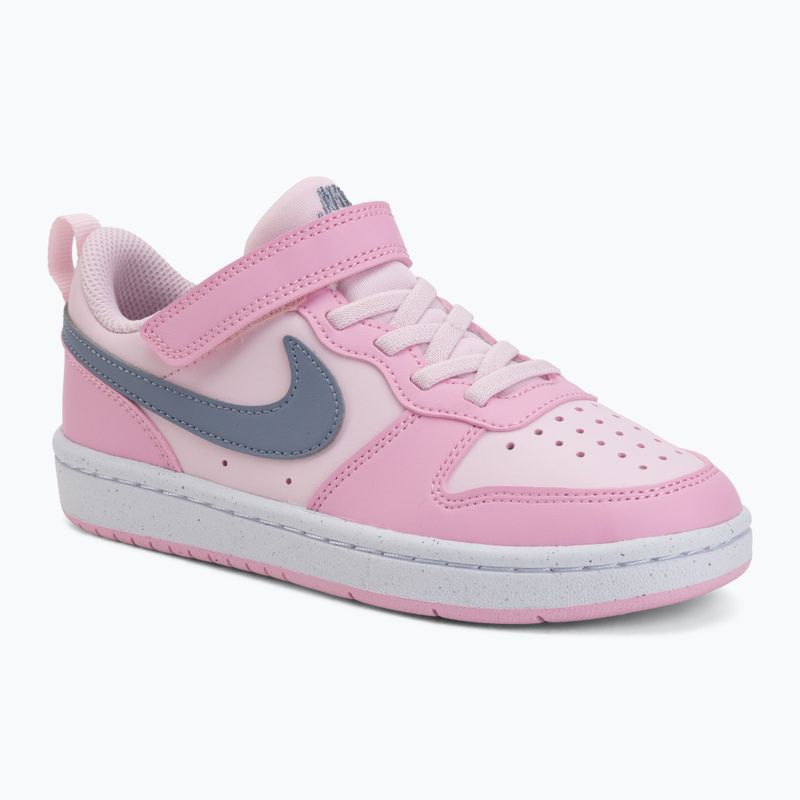 Vaikiški batai Nike Court Borough Low Recraft pink foam/pink rise/white/ashen slate