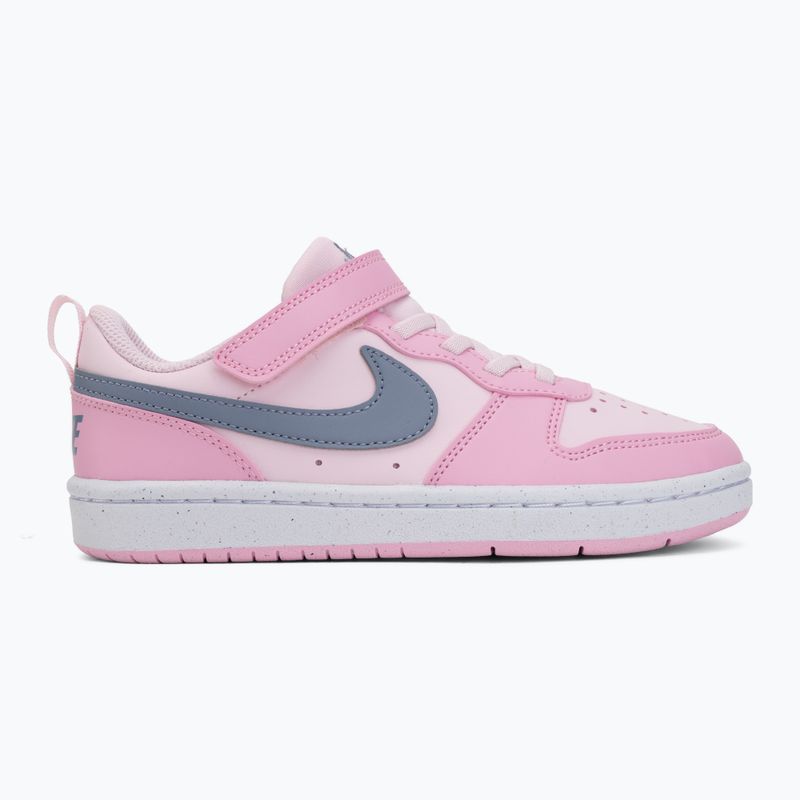 Vaikiški batai Nike Court Borough Low Recraft pink foam/pink rise/white/ashen slate 2