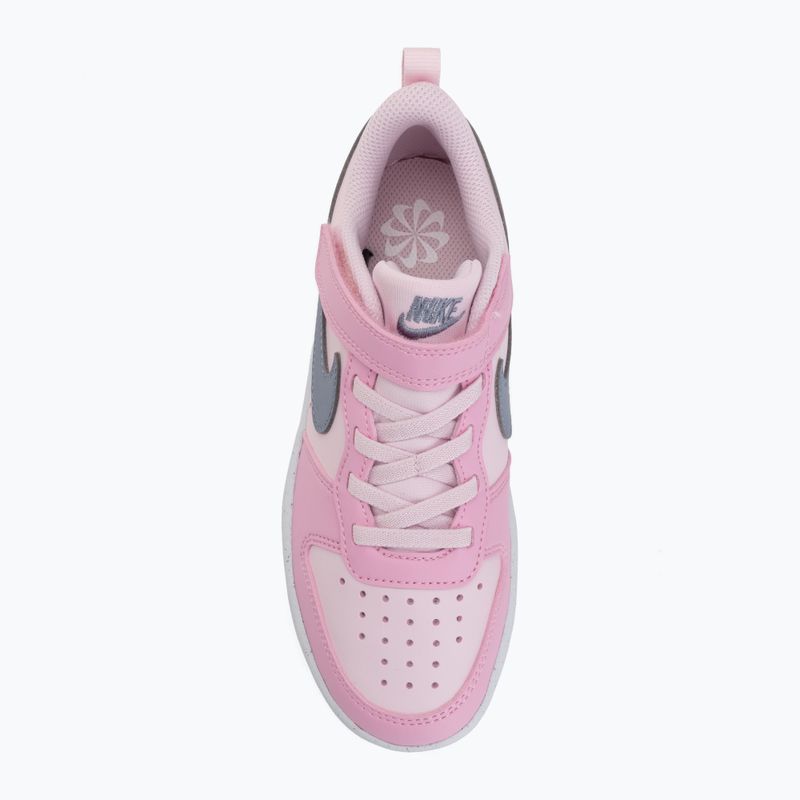 Vaikiški batai Nike Court Borough Low Recraft pink foam/pink rise/white/ashen slate 5