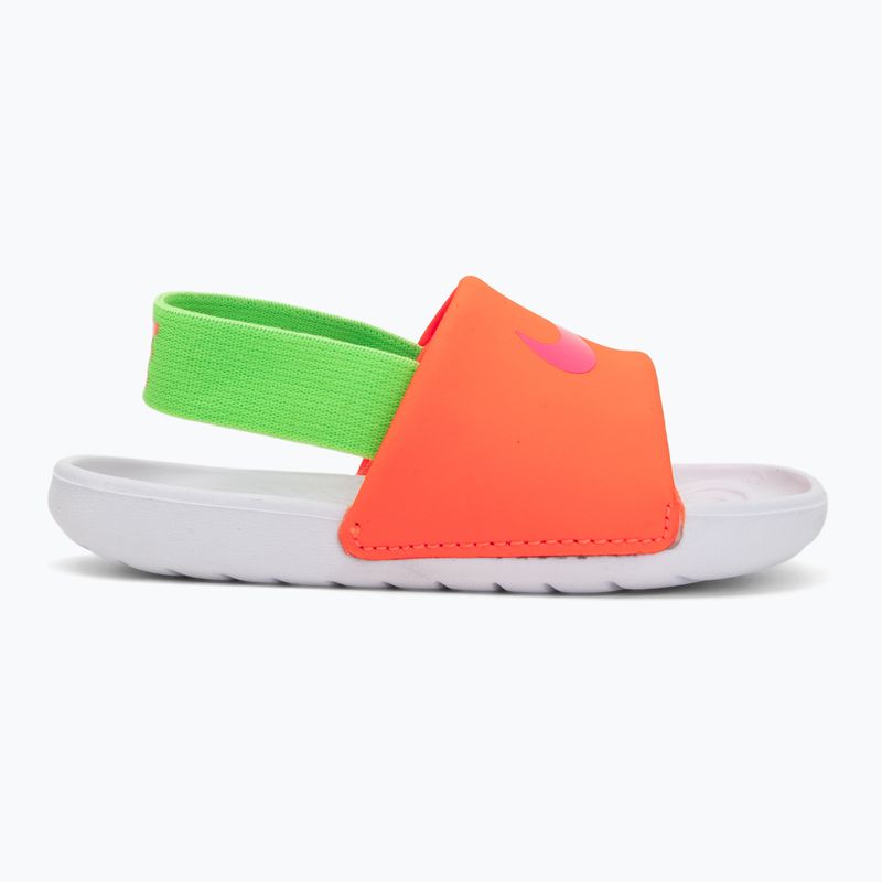 Vaikiškos šlepetės Nike Kawa total orange/green strike 2