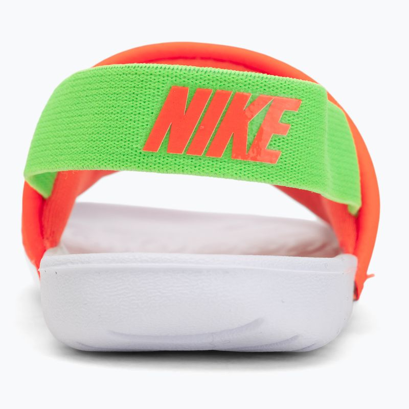 Vaikiškos šlepetės Nike Kawa total orange/green strike 6