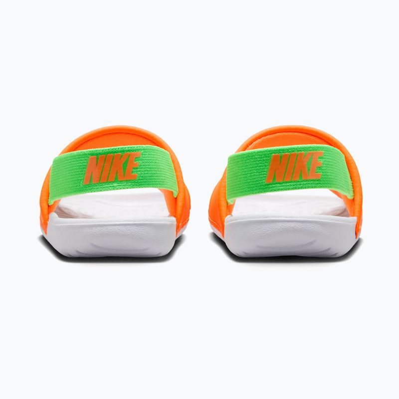 Vaikiškos šlepetės Nike Kawa total orange/green strike 4