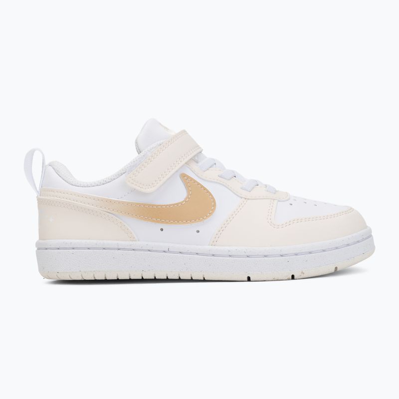 Vaikiški batai Nike Court Borough Low white/chalk/white/shimmer 2