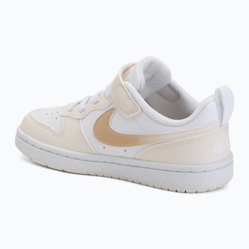 Vaikiški batai Nike Court Borough Low white/chalk/white/shimmer 3