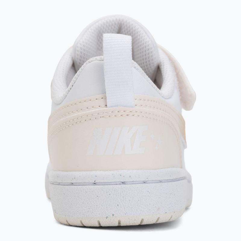 Vaikiški batai Nike Court Borough Low white/chalk/white/shimmer 6