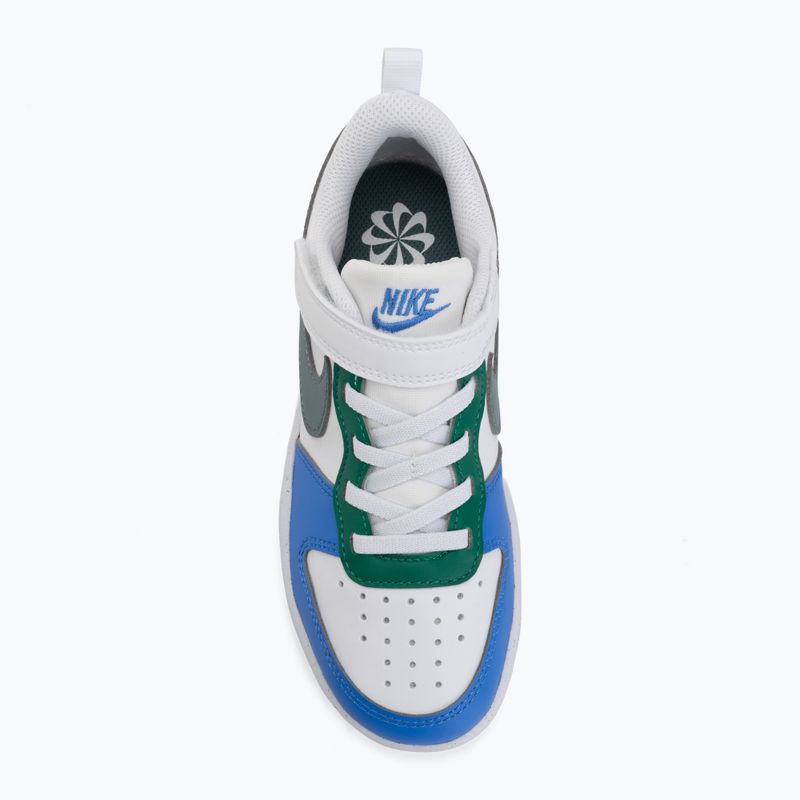 Vaikiški batai Nike Court Borough Low Recraft white/malachite/mineral slate 5