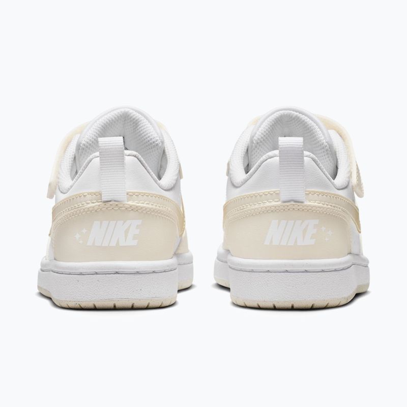 Vaikiški batai Nike Court Borough Low white/chalk/white/shimmer 4