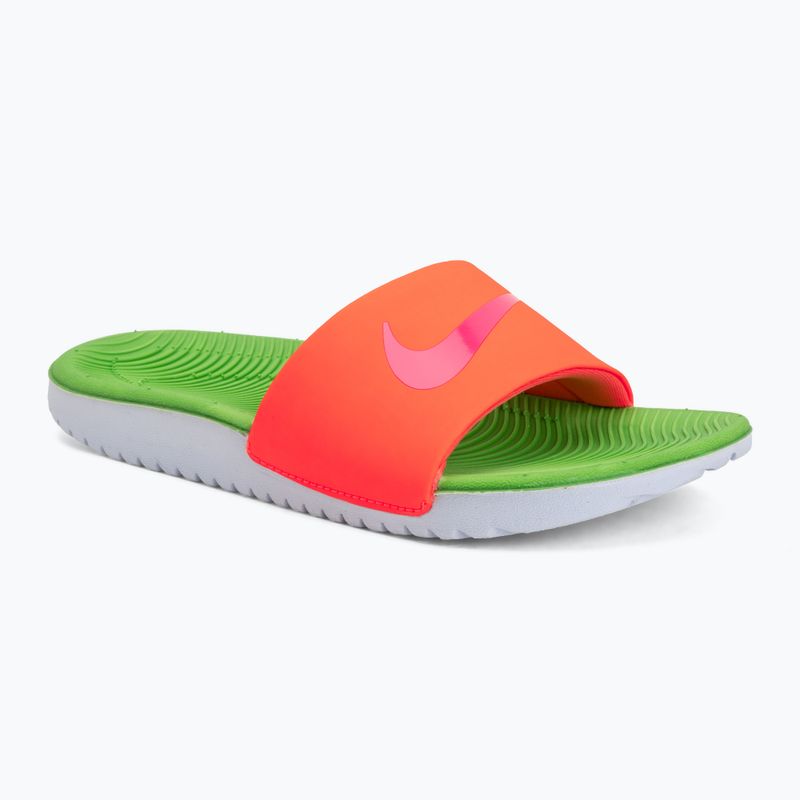 Šlepetės Nike Coffee total orange/green strike/hyper pink