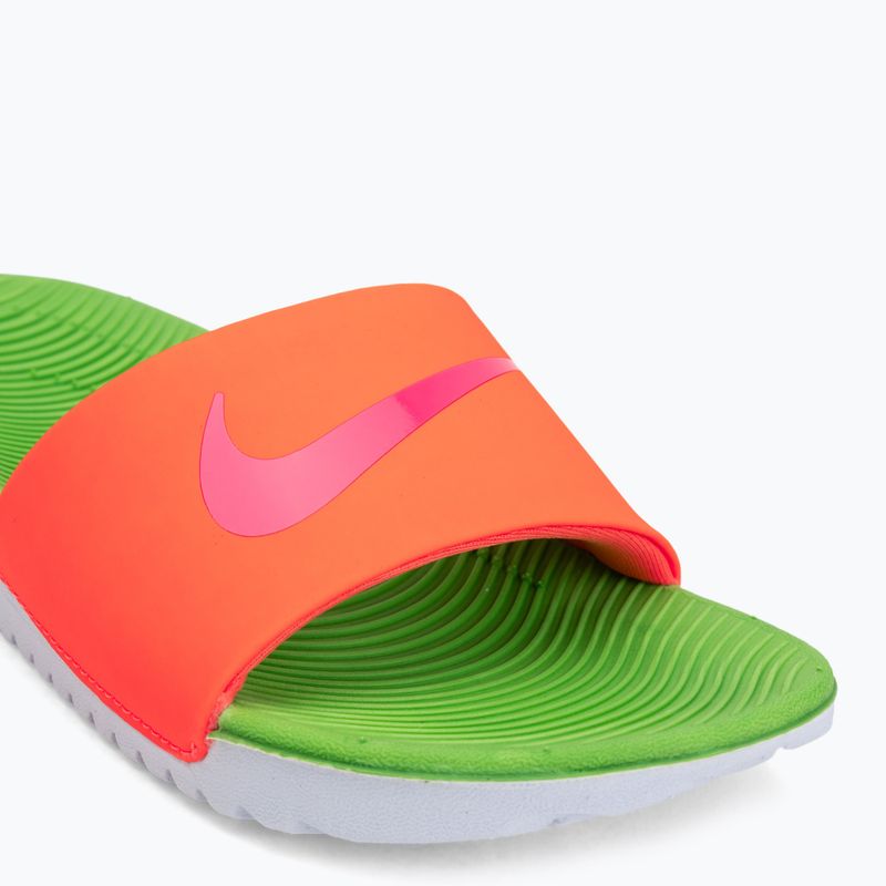 Šlepetės Nike Coffee total orange/green strike/hyper pink 7