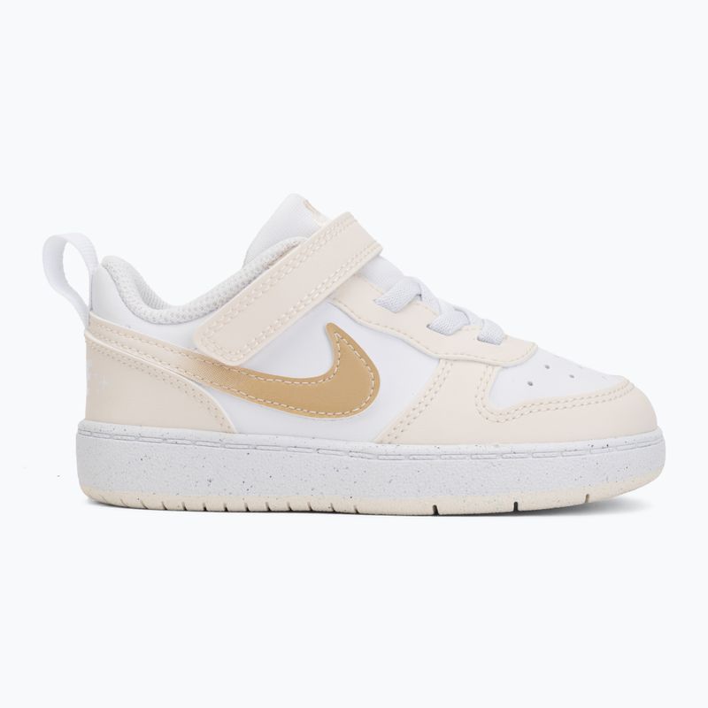 Vaikiški batai Nike Court Borough Low white/chalk/white/shimmer 2