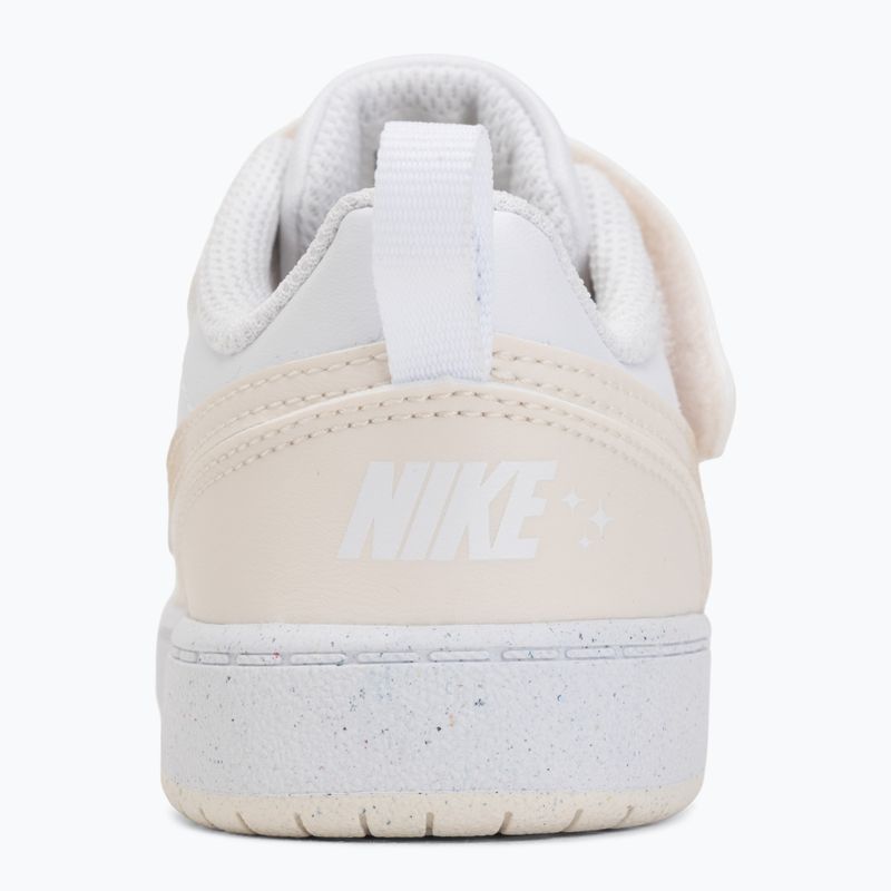 Vaikiški batai Nike Court Borough Low white/chalk/white/shimmer 6