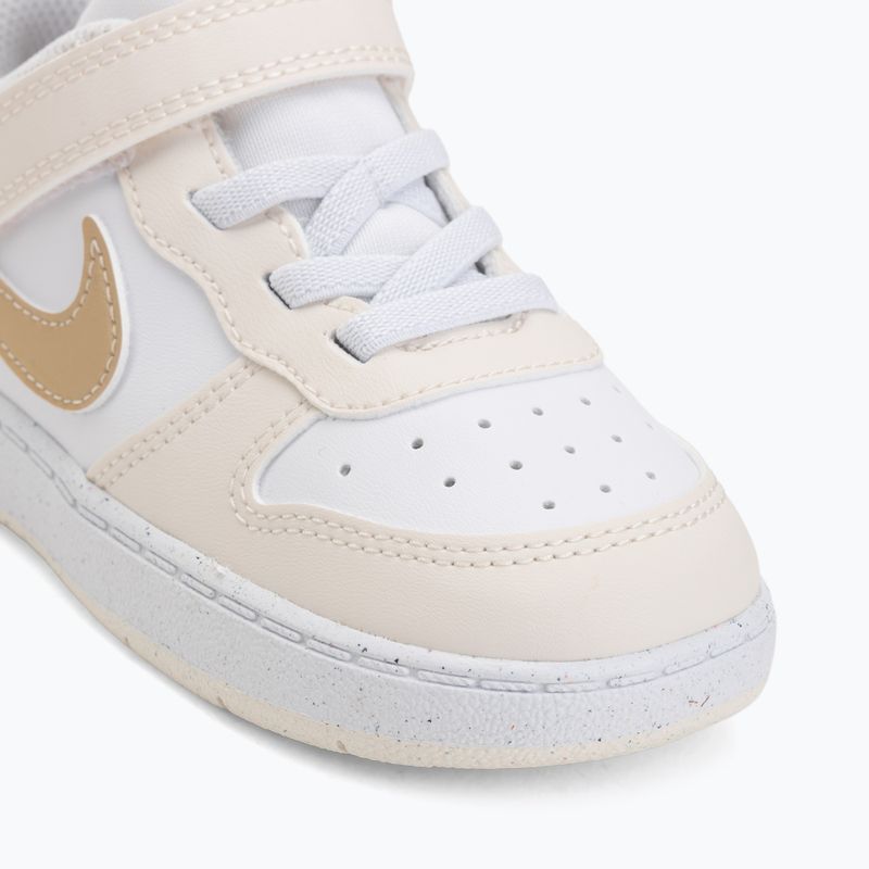 Vaikiški batai Nike Court Borough Low white/chalk/white/shimmer 7