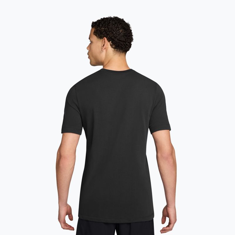 Vyriški bėgimo marškinėliai Nike Dri-Fit Running black/mineral slate 2