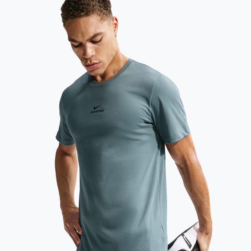 Vyriški treniruočių marškinėliai Nike Pro Dri-Fit mineral slate/black 4