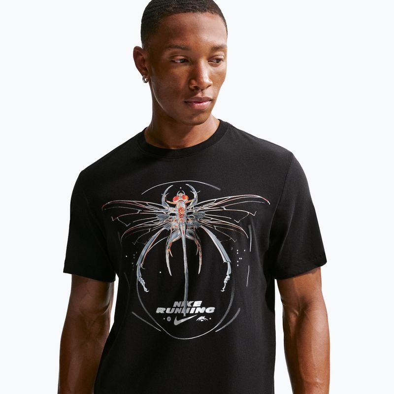 Vyriški bėgimo marškinėliai Nike Dri-Fit Running black 5