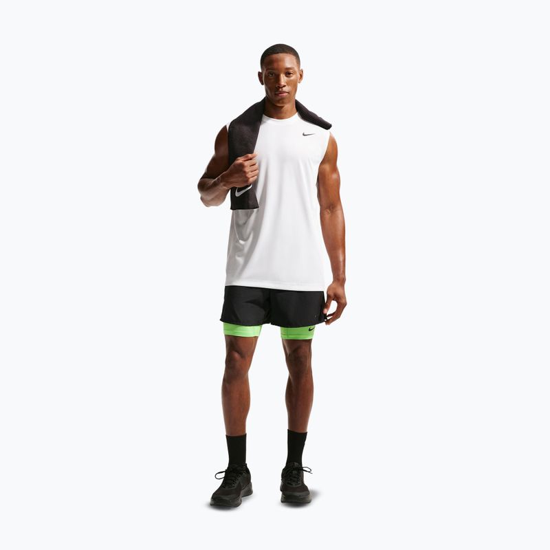 Vyriški treniruočių marškinėliai Nike Dri-FIT Sleeveless Training Top white/black 2