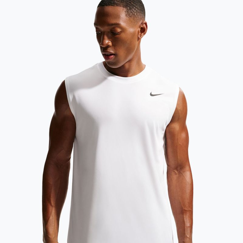 Vyriški treniruočių marškinėliai Nike Dri-FIT Sleeveless Training Top white/black 4