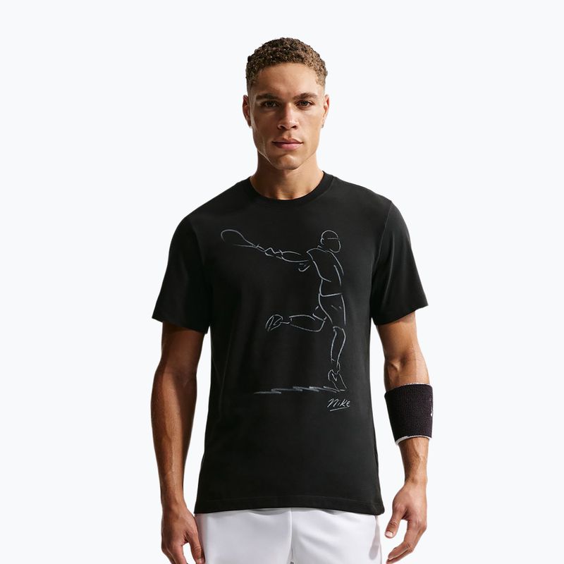 Vyriški teniso marškinėliai Nike Court Dri-Fit black