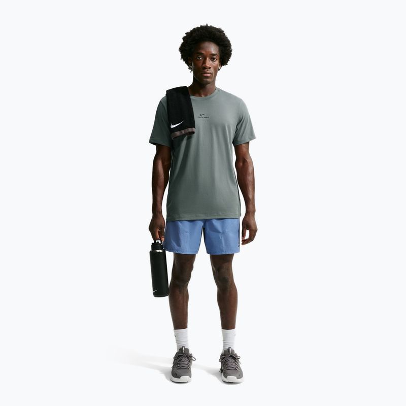 Vyriški treniruočių marškinėliai Nike Pro Dri-Fit smoke grey/black 2