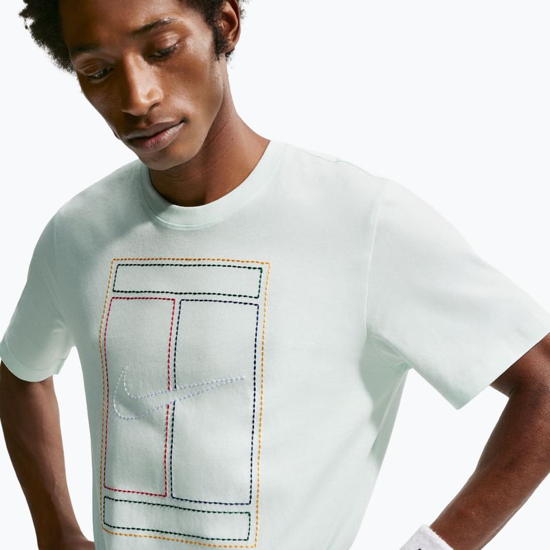 Vyriški marškinėliai Nike Court Heritage barely green 4