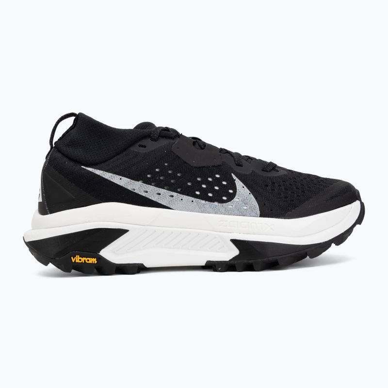 Moteriški bėgimo bateliai Nike ACG Zegama Trail juoda/saugumo oranžinė/viršūnių balta 2