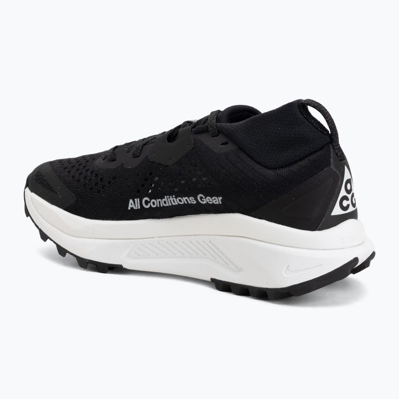 Moteriški bėgimo bateliai Nike ACG Zegama Trail juoda/saugumo oranžinė/viršūnių balta 3