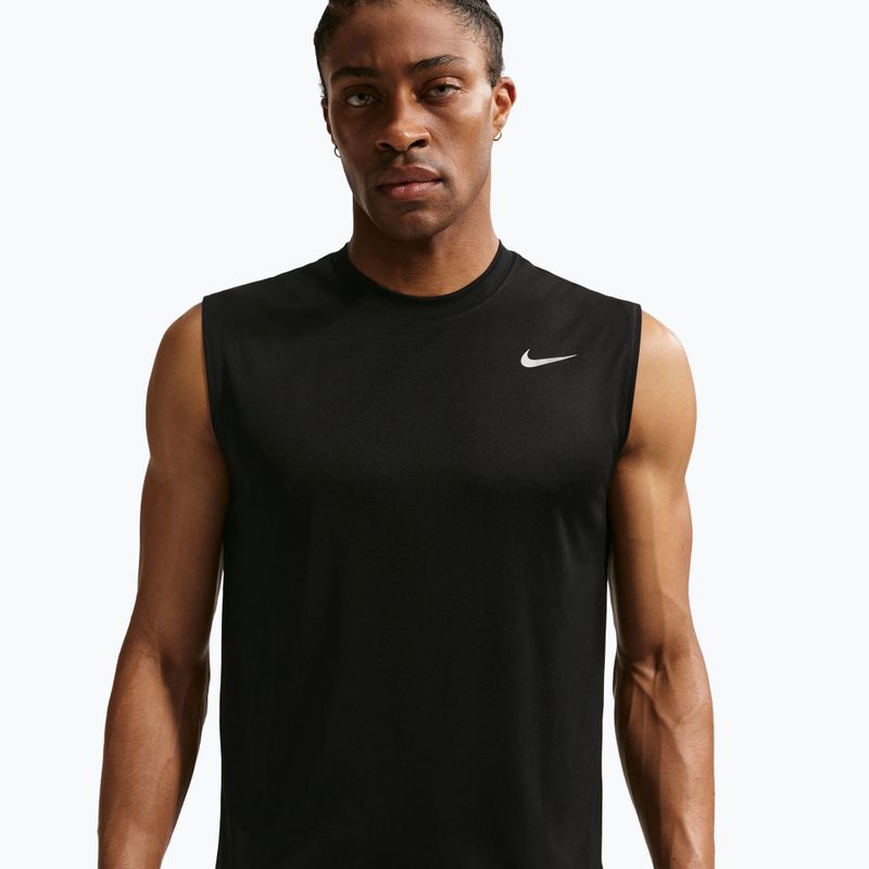 Vyriški treniruočių marškinėliai Nike Dri-FIT Sleeveless Training Top black/matte silver 3