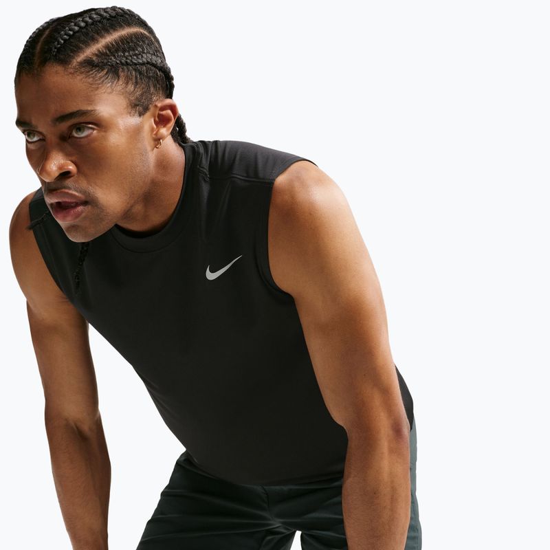 Vyriški treniruočių marškinėliai Nike Dri-FIT Sleeveless Training Top black/matte silver 5