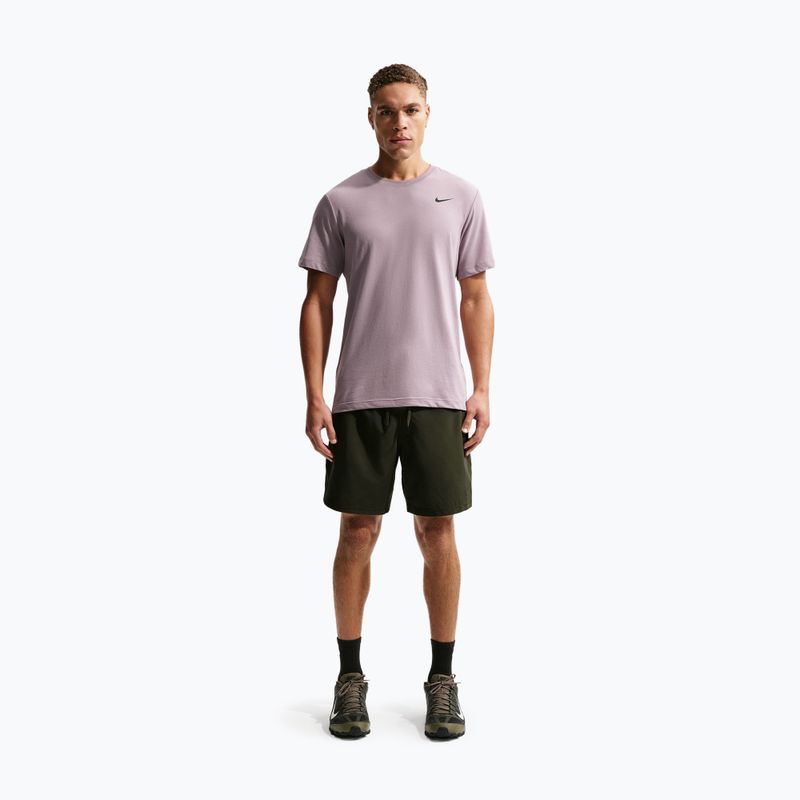 Vyriški marškinėliai Nike Dri-Fit light violet ore/black 2