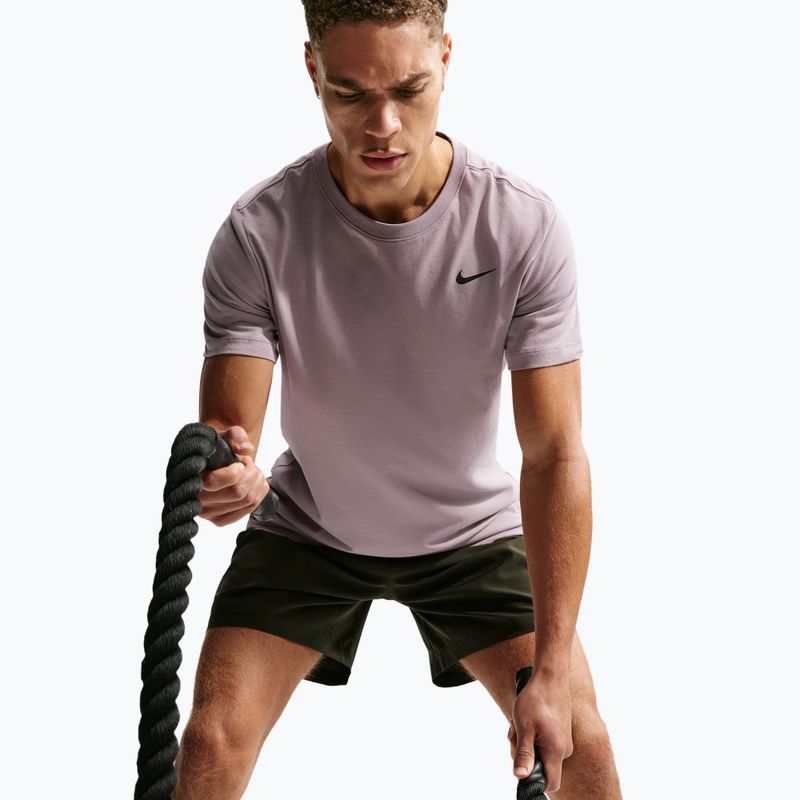 Vyriški marškinėliai Nike Dri-Fit light violet ore/black 6