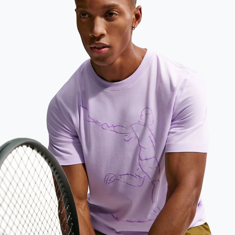 Vyriški teniso marškinėliai Nike Court Dri-Fit violet mist 6