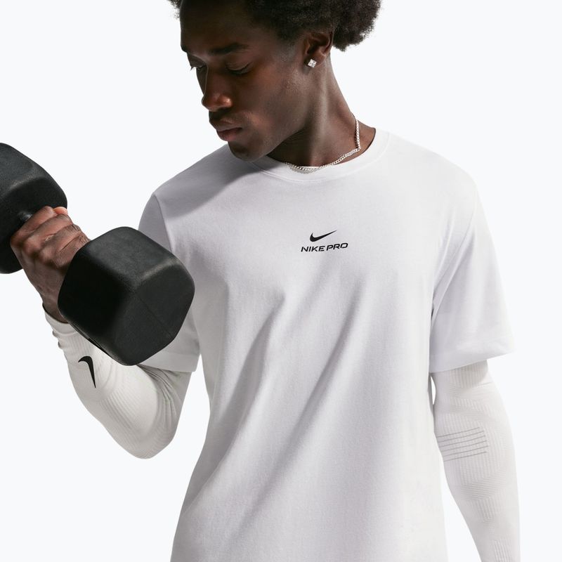 Vyriški treniruočių marškinėliai Nike Pro Dri-Fit white/black 6