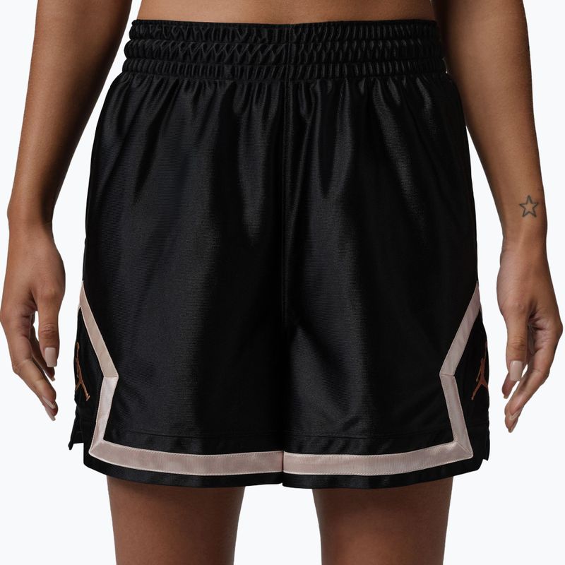 Moteriški krepšinio šortai  Jordan Sport Diamond 4" black/metallic gold 3