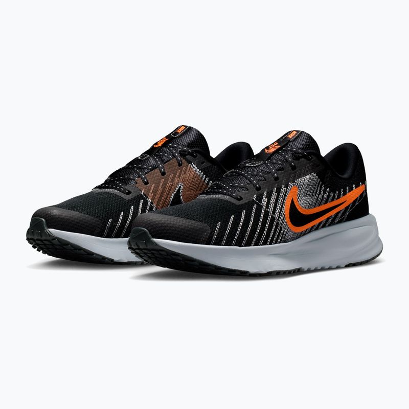 Vyriški bėgimo batai Nike Run Defy black/wolf grey/total orange 3