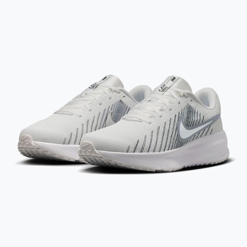 Vyriški bėgimo batai Nike Run Defy summit white/white/black/metallic silver 3