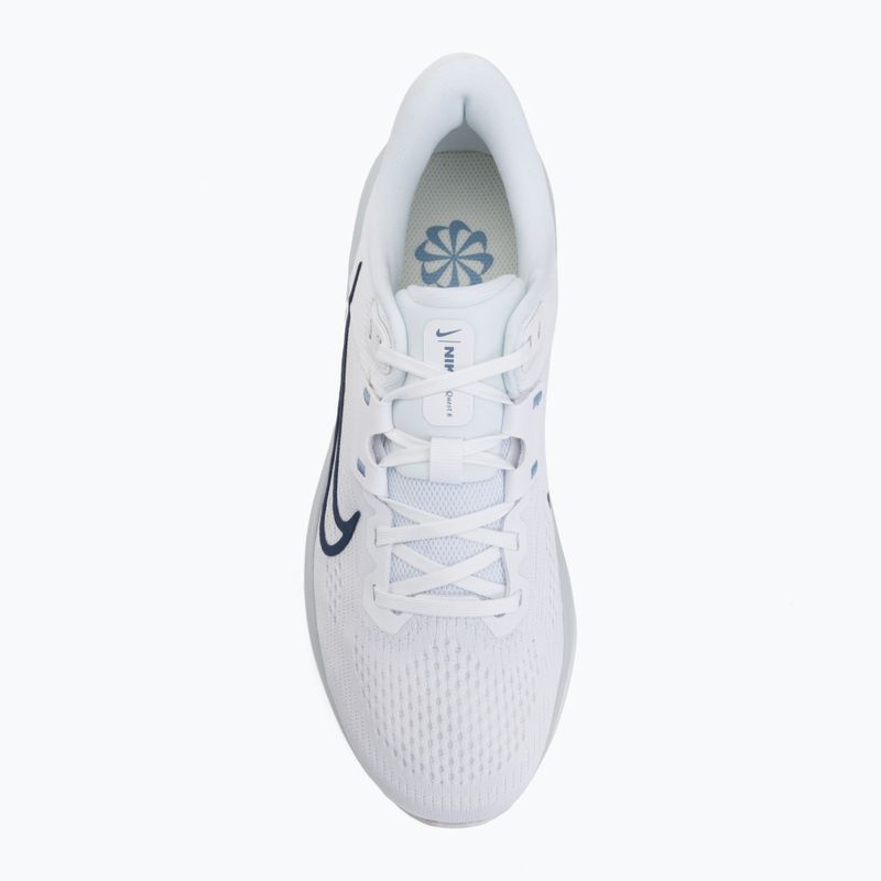 Moteriški bėgimo batai Nike Quest 6 white/pearl pink/work blue/blue void 5