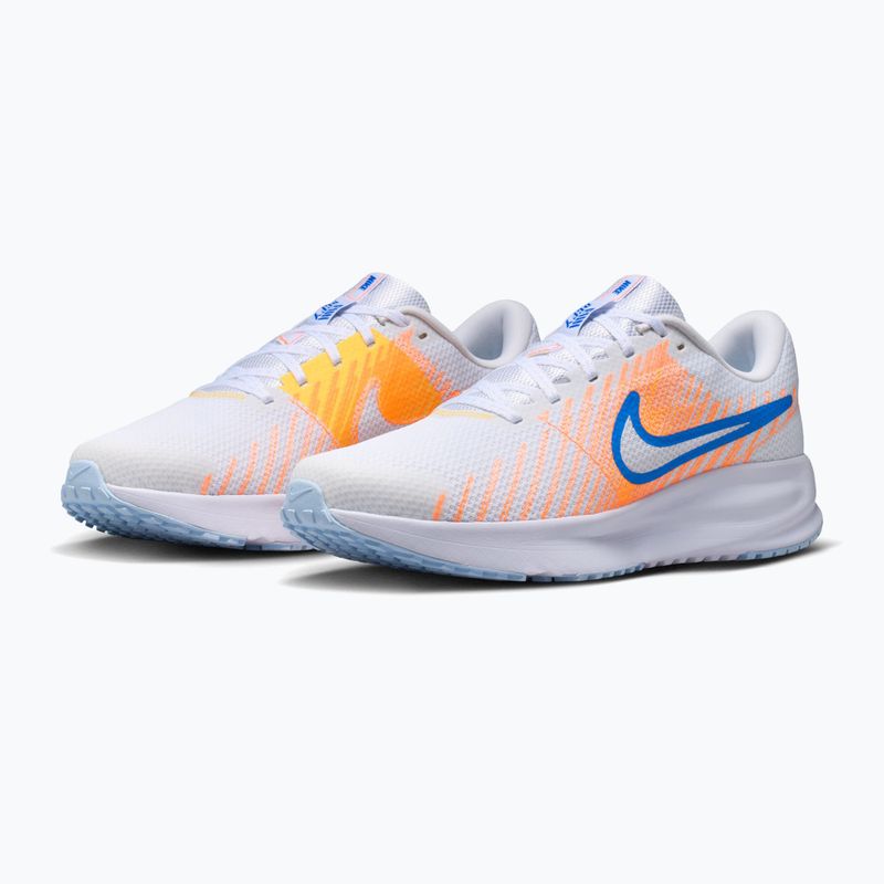 Vyriški bėgimo batai Nike Run Defy white/topaz gold/blue crystal 3