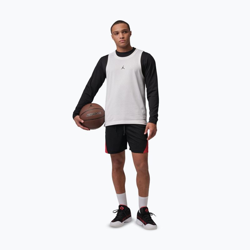 Vyriški krepšinio šortai Jordan Sport Dri-Fit black/gym red/white 2