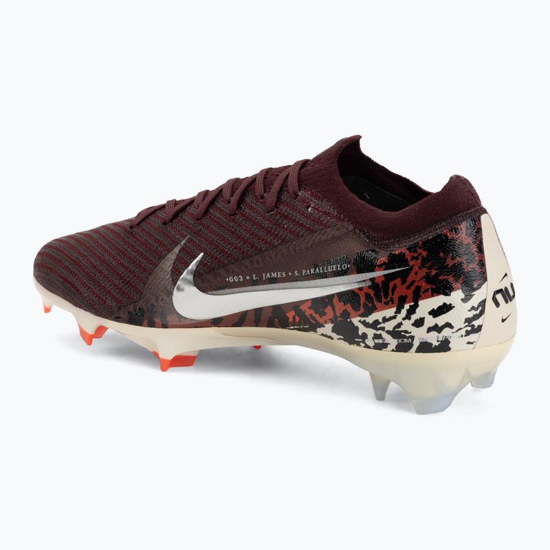 Vyriški futbolo bateliai Nike United Vapor 16 Elite FG burgundy crush/university red/fossil/metal silver 3